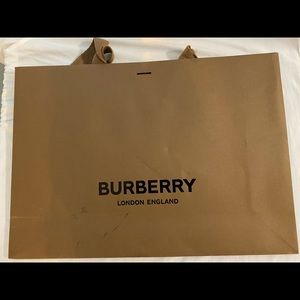 Burberry shopping bag